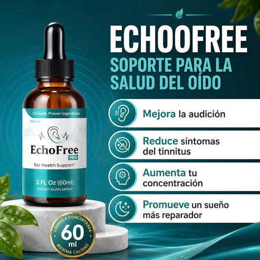 EchoFree™ – Apoyo para el Bienestar Auditivo Diario