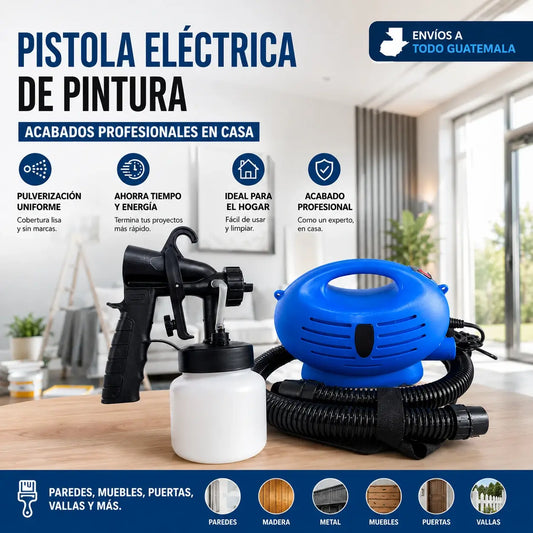 PaintMaster Pro™ – Pistola Eléctrica de Pintura